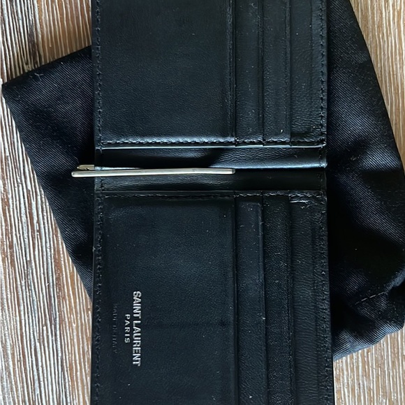 Saint Laurent Card Holder w/ Money Clip - Picture 2 of 3
